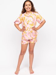 Cyberjammies Pink Minijammies Printed Shorts Set - Image 1 of 4