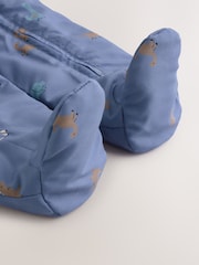 Navy Hooded Nylon Baby All-In-One (0mths-2yrs) - Image 7 of 7