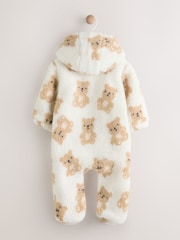 Natural Baby Bear All Over Print Borg Pramsuit (0-18mths) - Image 2 of 6