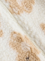 Natural Baby Bear All Over Print Borg Pramsuit (0-18mths) - Image 5 of 6