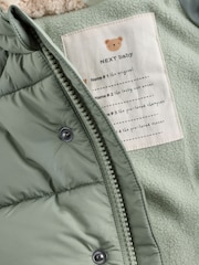 Sage Green Baby Puffer Jacket (0mths-2yrs) - Image 7 of 7