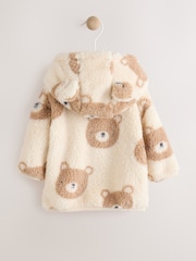 Natural Bear Face Zip Through - Baby Fleece Zip Jacket (0mths-2yrs) - Bild 2 von 6
