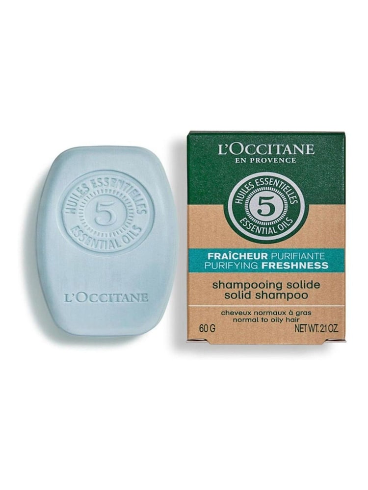 L'Occitane Blue Purifying Freshness Solid Shampoo 60g - Image 1 of 3