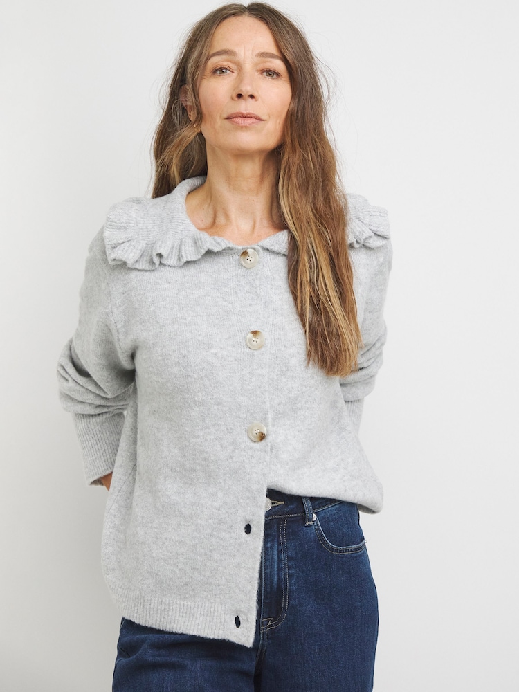 JD Williams Frill Collar Cardigan - Imaginea 1 din 4