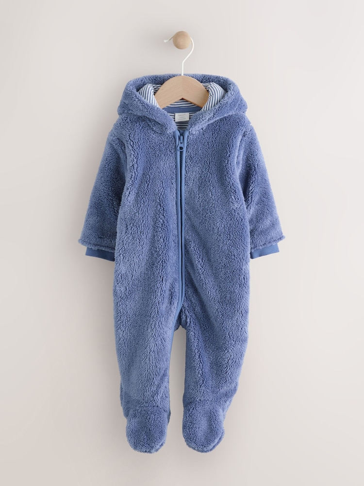 Marineblau - Fleece Baby Pramsuit (0mths-2yrs) - Bild 1 von 1 Marineblau - Fleece Baby Pramsuit (0mths-2yrs) - Bild 1 von 1