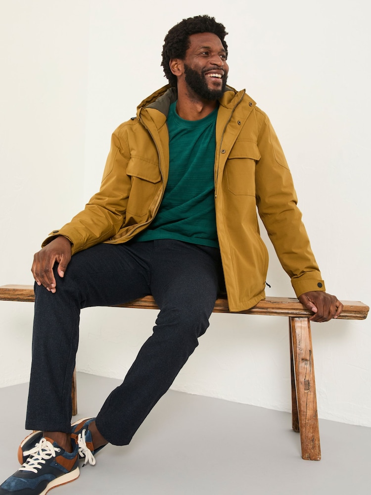 Mørk Gul - FatFace Vanntett hettejakke - Bilde 5 av 5 Mørk Gul - FatFace Vanntett hettejakke - Bilde 5 av 5