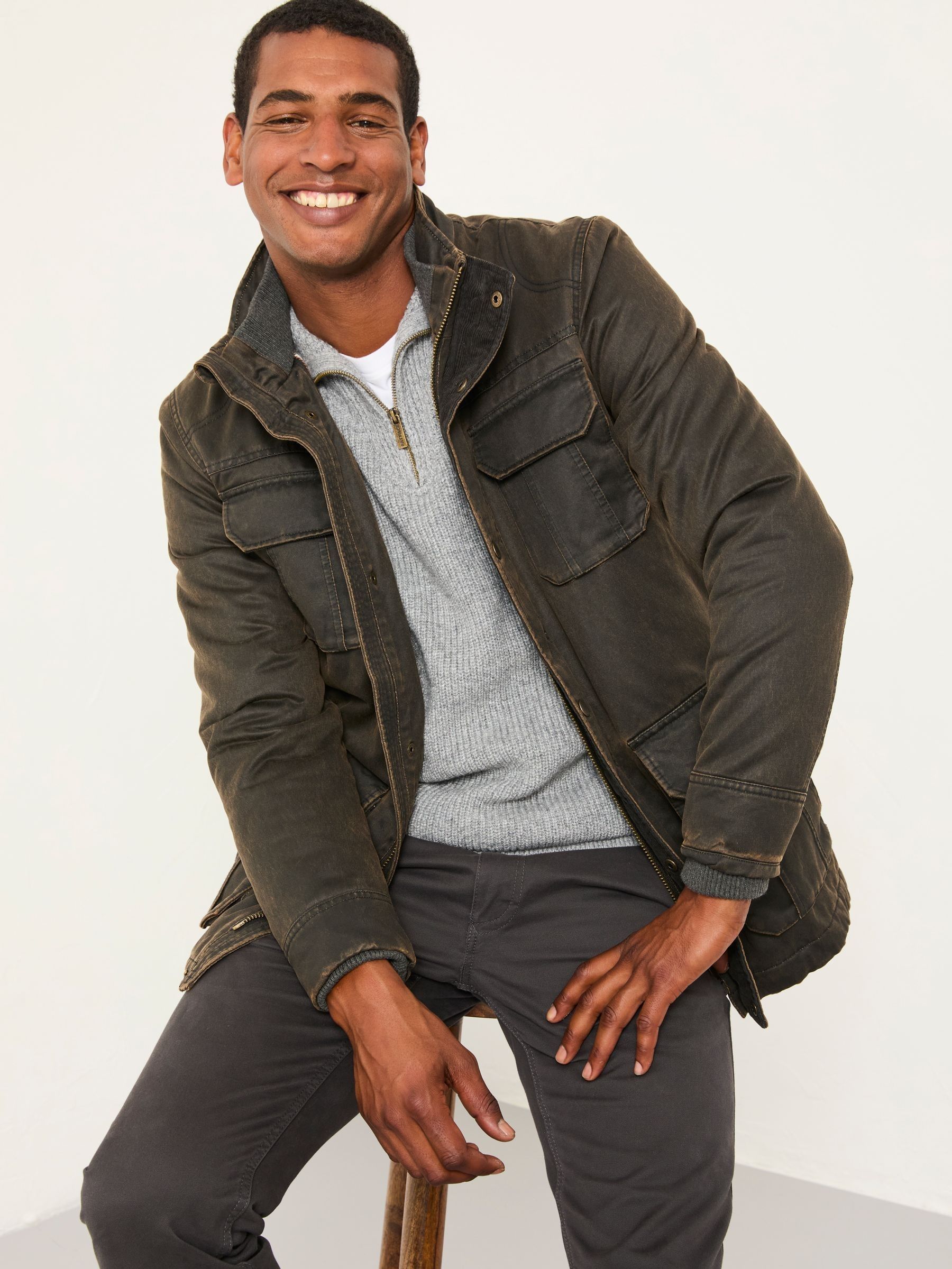 Buy FatFace Broadsands Brown Flap Pocket Jacket from the Next UK