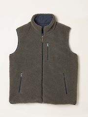 FatFace Tromso Navy 2 in 1 Reversible Gilet - Image 2 of 2