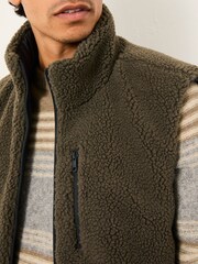 FatFace Tromso Navy 2 in 1 Reversible Gilet - Image 6 of 8