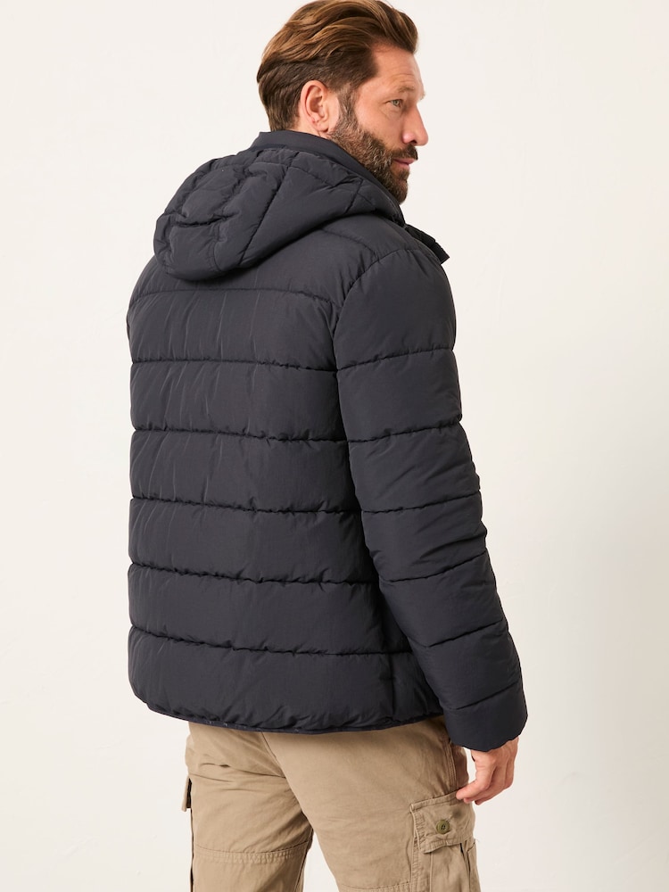 Mornarica - Puffer jakna s kapuco FatFace - Slika 2 iz 6 Mornarica - Puffer jakna s kapuco FatFace - Slika 2 iz 6