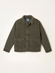 FatFace Warton Khaki Green Two Pocket Jacket - Image 1 of 1