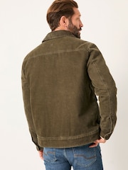 FatFace Warton Khaki Green Two Pocket Jacket - Image 2 of 5