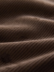 Chocolate Brown Soft Feel Cord Wide Leg Trousers - Image 8 of 8