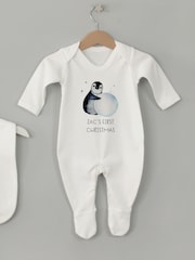 Personalised First Christmas Sleepsuit & Bib Set by Koko Blossom - Image 4 of 4