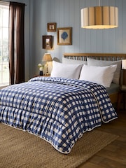 Night Lark Gingham Coverless Duvet 10.5 Tog Set - Image 1 of 6