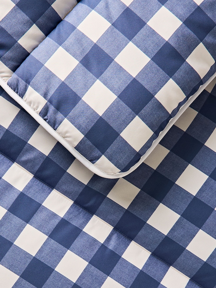 Night Lark Gingham Coverless Duvet 10.5 Tog Set - Image 2 of 6