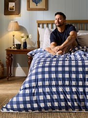 Night Lark Gingham Coverless Duvet 10.5 Tog Set - Image 3 of 6