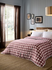 Night Lark Gingham Coverless Duvet 10.5 Tog Set - Image 1 of 6