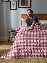 Night Lark Gingham Coverless Duvet 10.5 Tog Set - Image 3 of 6