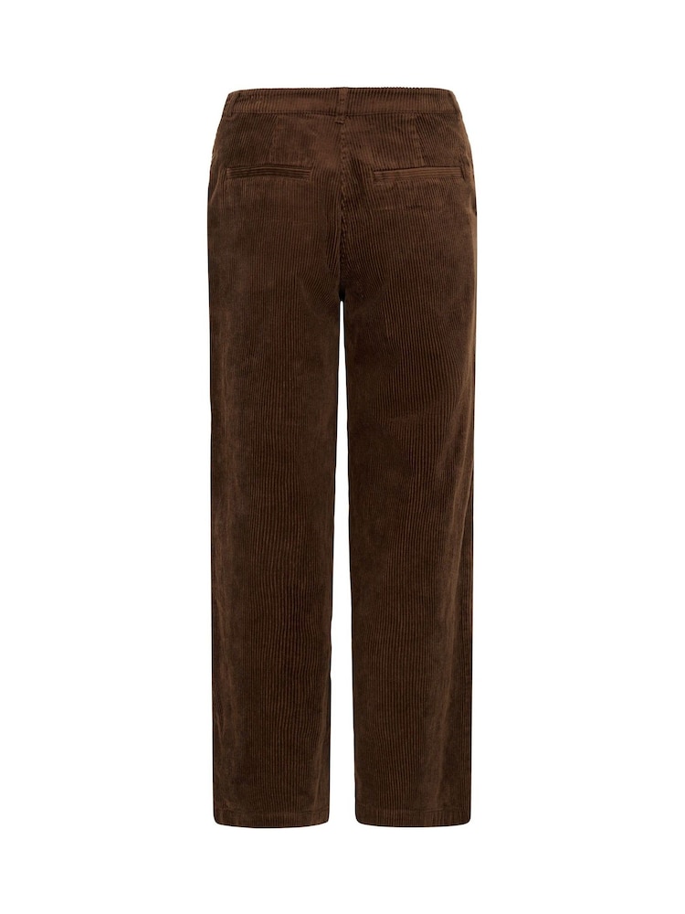 Kaffe Brown Wide Leg Longline Trousers - Image 8 of 8 Kaffe Brown Wide Leg Longline Trousers - Image 8 of 8