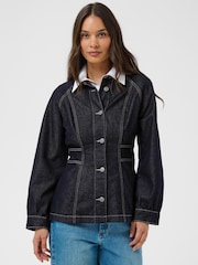 Kaffe Blue Kaghita Denim Shirt - Image 1 of 8