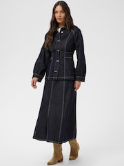 Kaffe Blue Kaghita Denim Shirt - Image 2 of 8