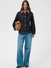 Kaffe Blue Kaghita Denim Shirt - Image 5 of 8