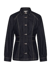 Kaffe Blue Kaghita Denim Shirt - Image 7 of 8