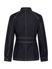 Kaffe Blue Kaghita Denim Shirt - Image 8 of 8