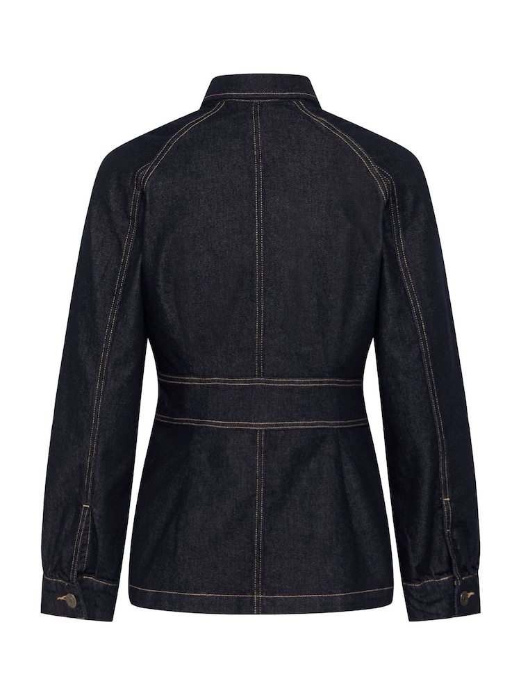 Kaffe Blue Kaghita Denim Shirt - Image 8 of 8 Kaffe Blue Kaghita Denim Shirt - Image 8 of 8