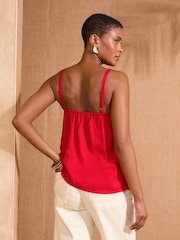 Love & Roses Red Embroidered Cami - Image 4 of 4