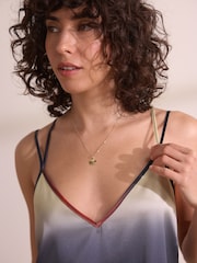 Blue Sunset Maxi Satin Slip - Image 6 of 6
