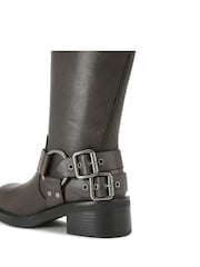 KG Kurt Geiger Trisha Biker Buckle Boots - Image 4 of 4