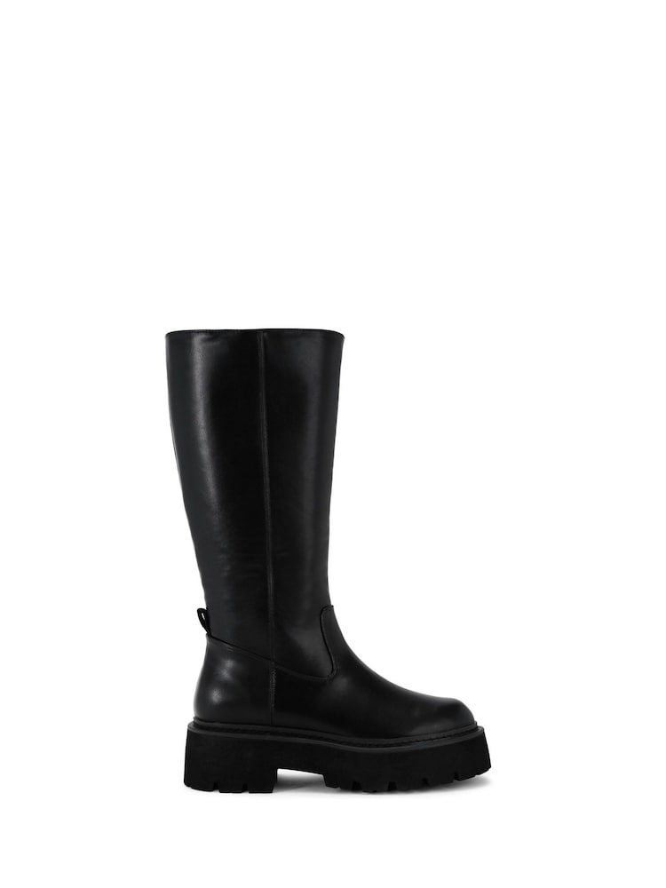 KG Kurt Geiger Trick High Leg Black Boots - Image 1 of 4