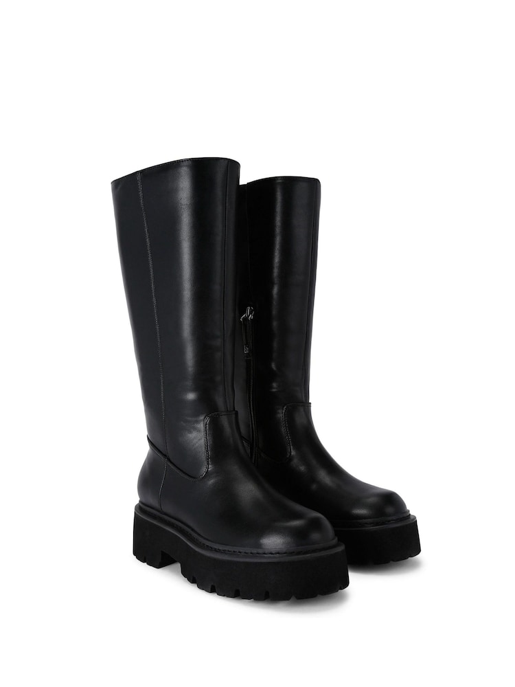 KG Kurt Geiger Trick High Leg Black Boots - Image 2 of 4