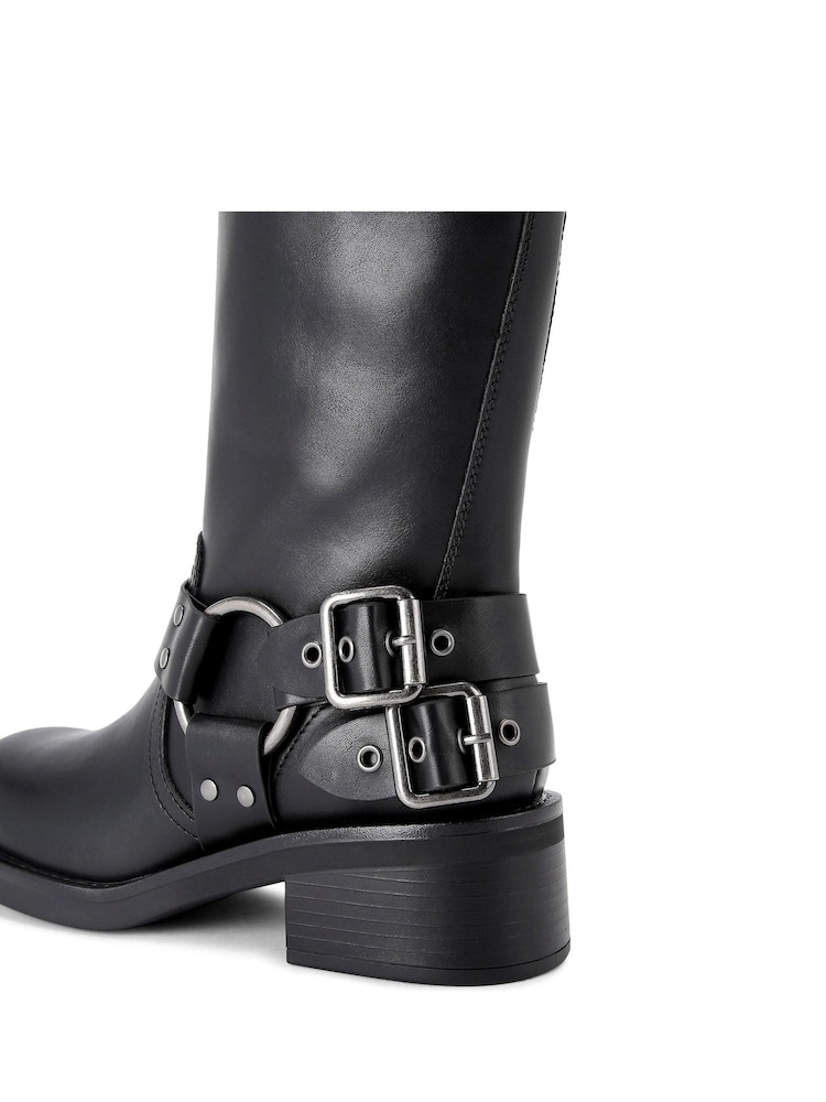 KG Kurt Geiger Trisha Biker Buckle Boots - Image 4 of 4