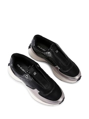 KG Kurt Geiger Logan Laceless Black Trainers - Image 3 of 5