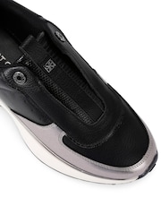 KG Kurt Geiger Logan Laceless Black Trainers - Image 4 of 5