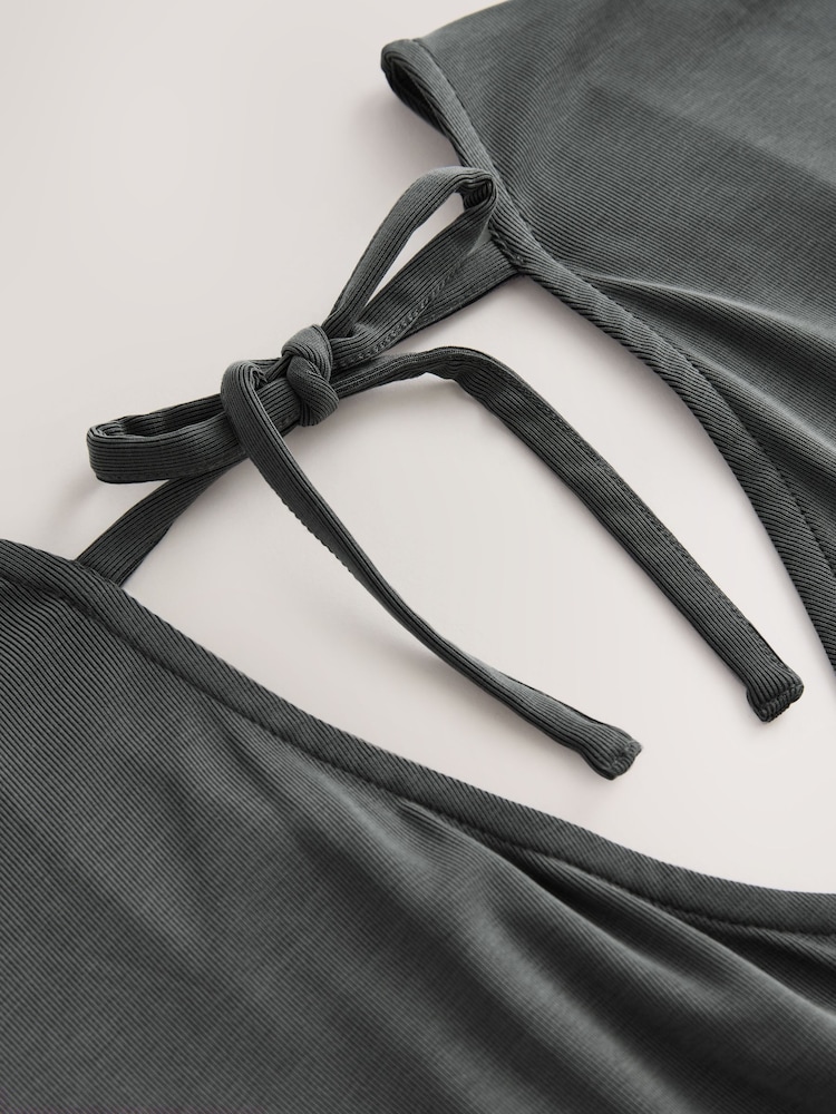 Grey Sandwash Modal Jumpsuit - Image 10 of 10