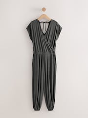 Grey Sandwash Modal Jumpsuit - Image 8 of 10