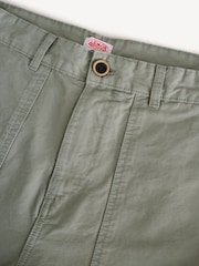 Armor Lux Green Straight Leg Fatigue 100% Cotton Trousers - Image 3 of 5