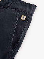 Armor Lux Blue Straight Leg Fatigue Trousers - Image 4 of 5