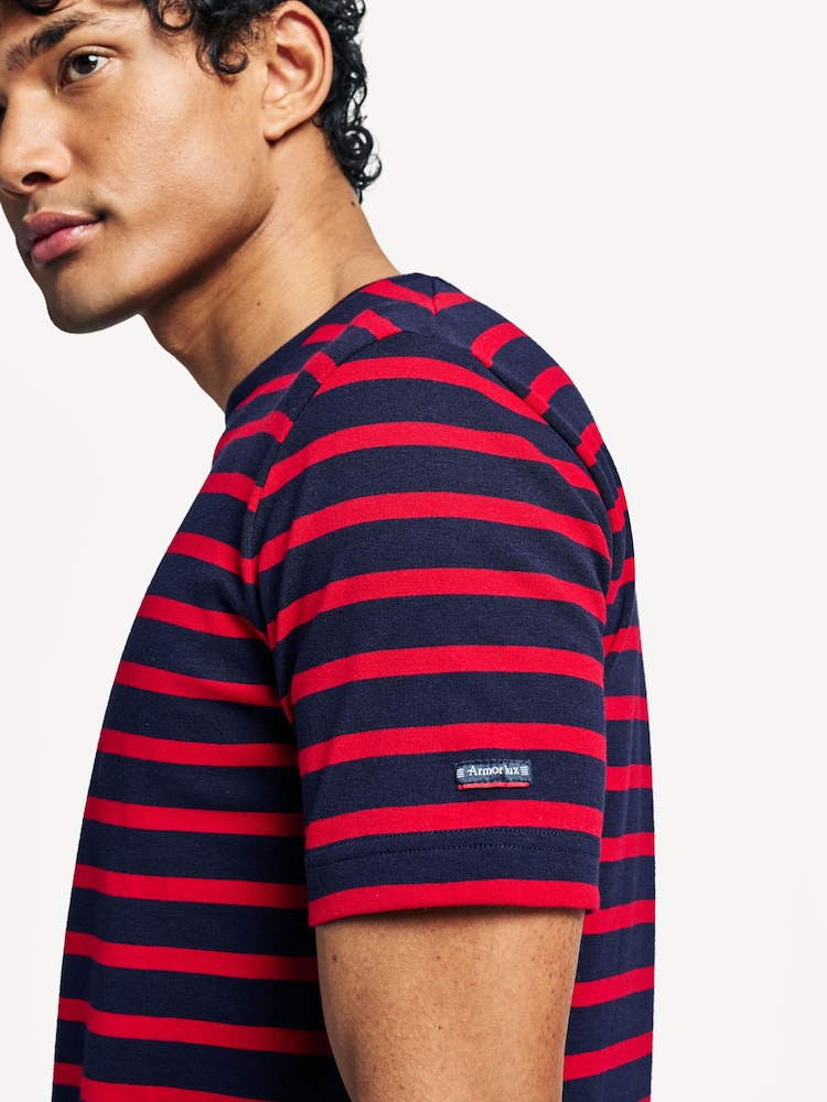 Armor Lux Morgat Breton Stripe Short Sleeve T-Shirt - Image 4 of 4