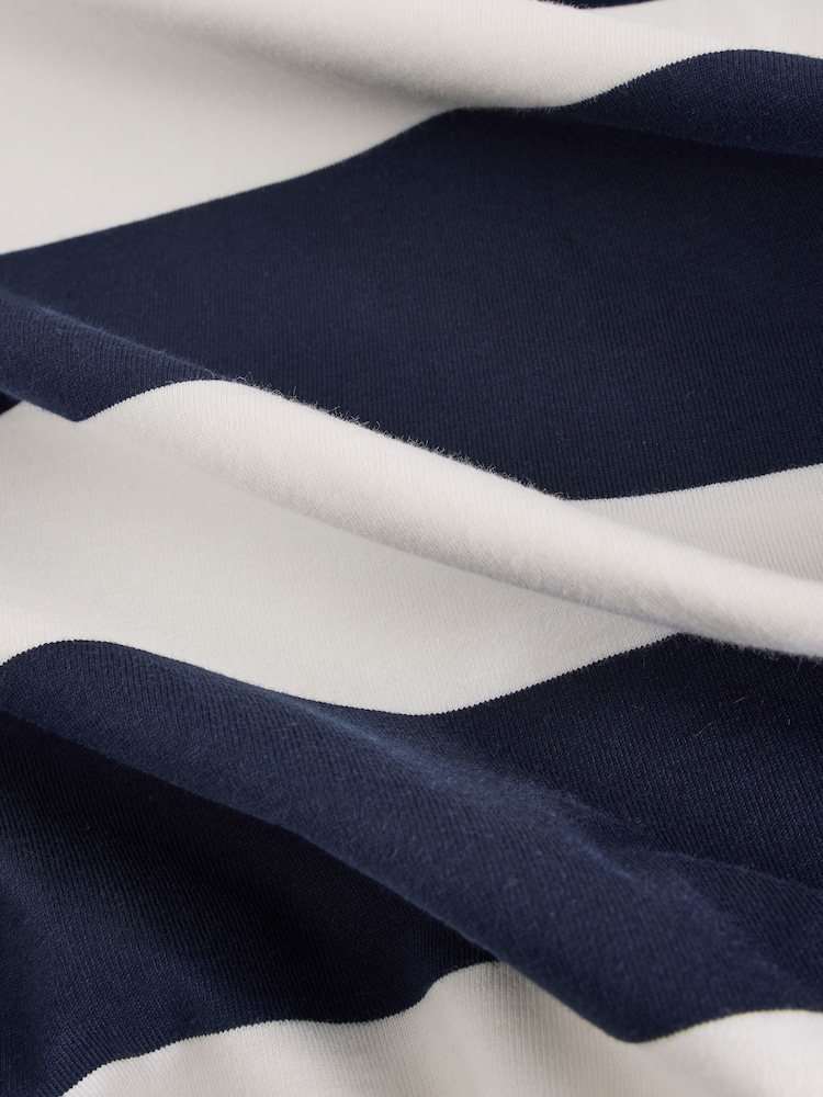 Armor Lux Blue Block Stripe Long Sleeve 100% Cotton T-Shirt - Image 12 of 12 Armor Lux Blue Block Stripe Long Sleeve 100% Cotton T-Shirt - Image 12 of 12