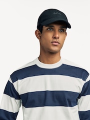 Armor Lux Blue Block Stripe Long Sleeve 100% Cotton T-Shirt - Image 5 of 12