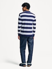 Armor Lux Green Pleuven Block Stripe Rugby Shirt - Image 2 of 5