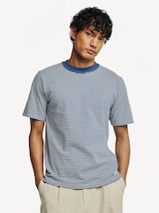 Armor Lux Pink Heritage Breton Stripe T-Shirt - Image 1 of 6
