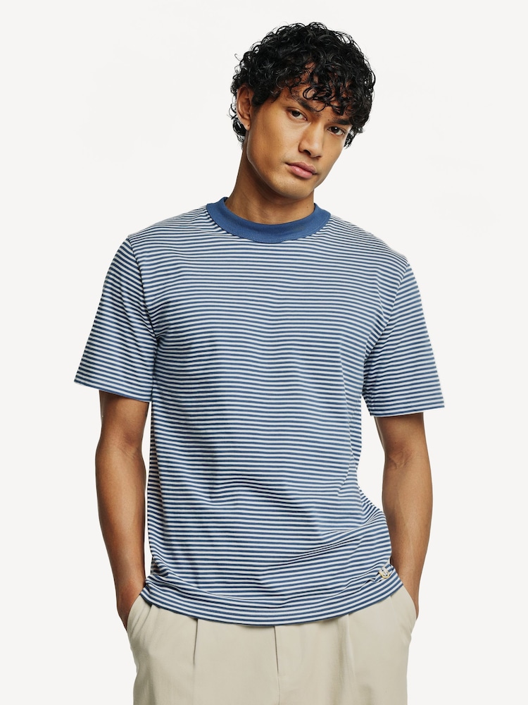Armor Lux Pink Heritage Breton Stripe T-Shirt - Image 1 of 6