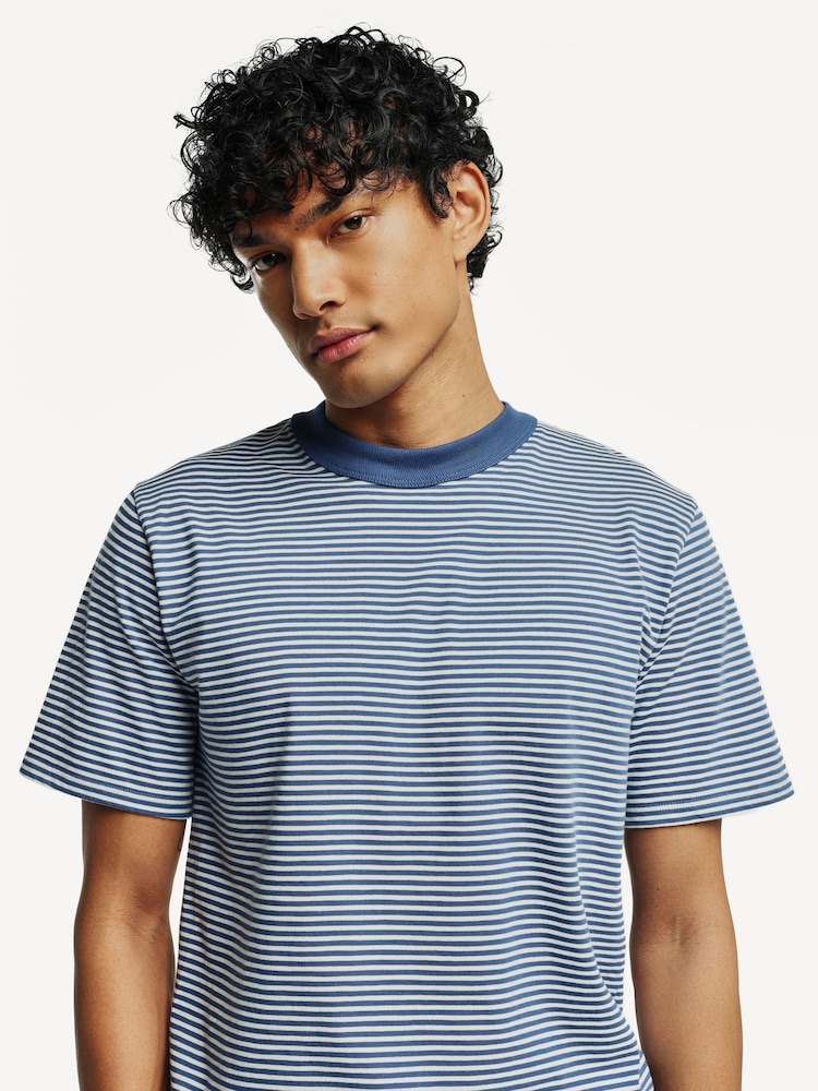 Armor Lux Pink Heritage Breton Stripe T-Shirt - Image 5 of 6