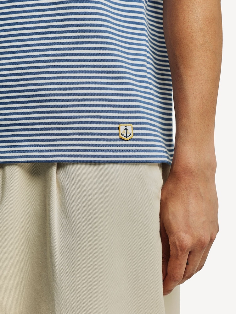 Armor Lux Pink Heritage Breton Stripe T-Shirt - Image 6 of 6